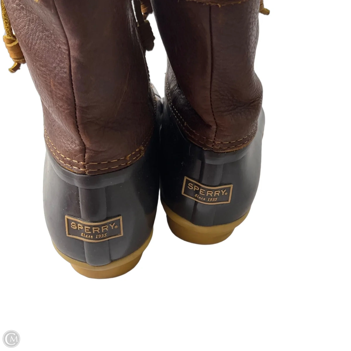 Boots Ankle Flats By Sperry In Brown, Size: 8