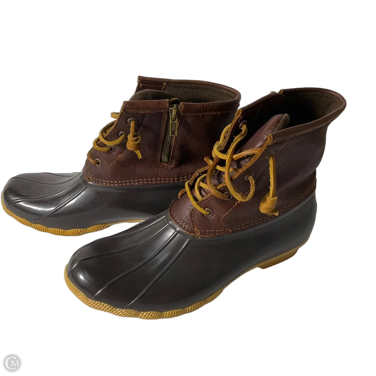 Boots Ankle Flats By Sperry In Brown, Size: 8