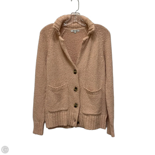 Sweater Cardigan By Madewell In Peach, Size: Xs