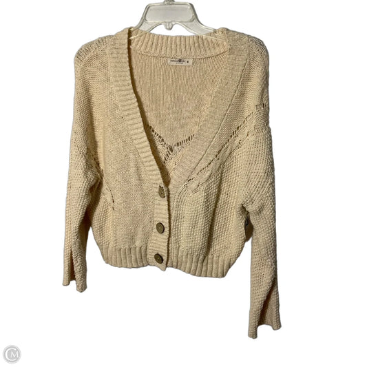 Sweater Cardigan By Natural Life In Cream, Size: M