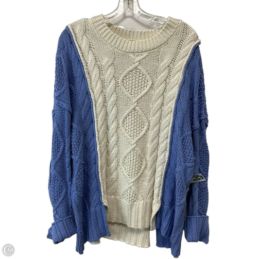 Sweater By Altard State In Blue & White, Size: M