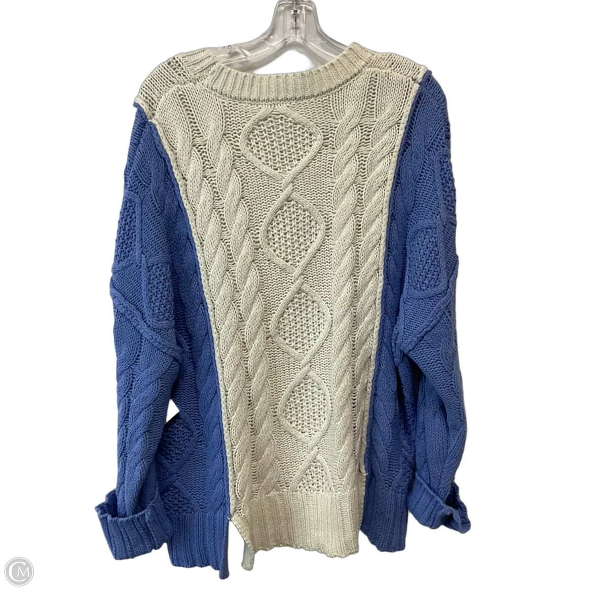 Sweater By Altard State In Blue & White, Size: M