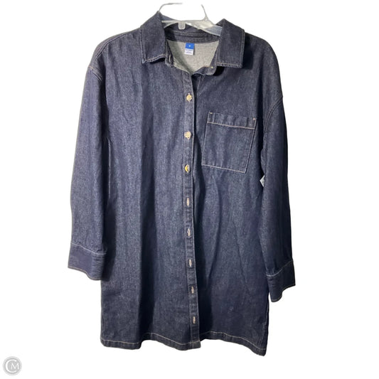 Dress Casual Short By Old Navy In Blue Denim, Size: M