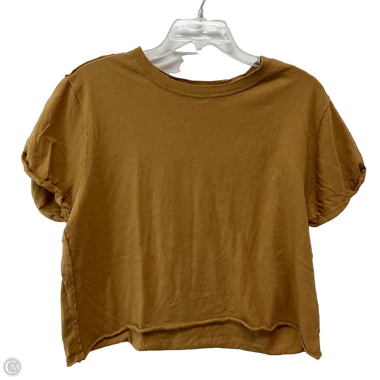 Top Short Sleeve Basic By We The Free In Brown, Size: L