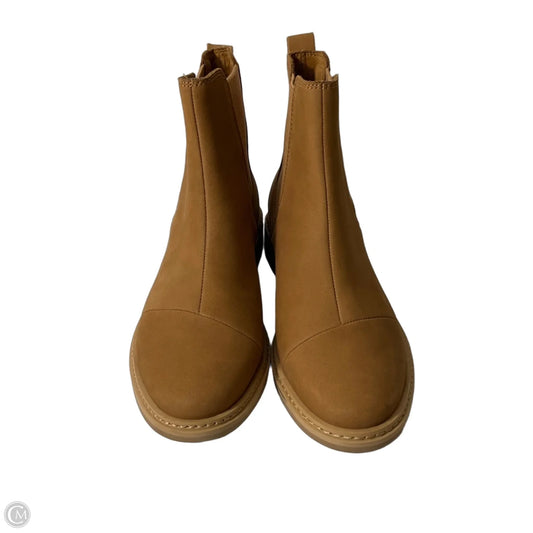 Boots Ankle Flats By Toms In Brown, Size: 7.5