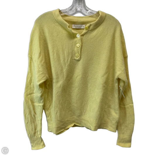 Sweater By Abercrombie And Fitch In Yellow, Size: M