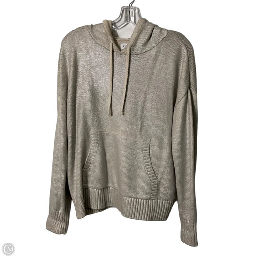 Sweater By Evereve In Silver & Tan, Size: S