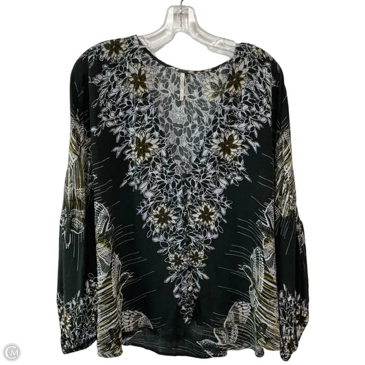 Top Long Sleeve By Free People In Black, Size: M