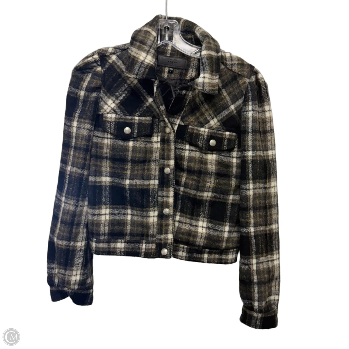 Jacket Shirt By Blanknyc In Plaid Pattern, Size: Xs