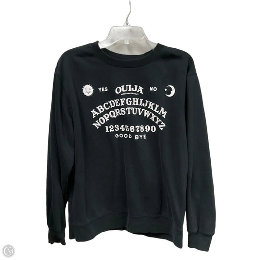 Top Long Sleeve By Cmf In Black, Size: Xl