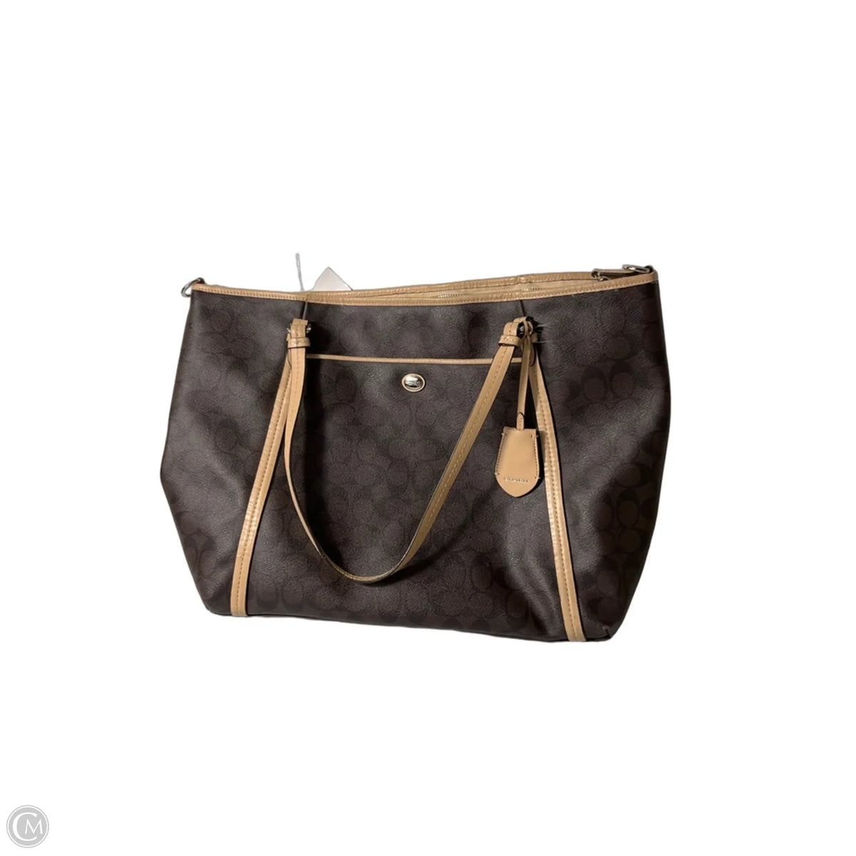 Tote Designer By Coach, Size: Large