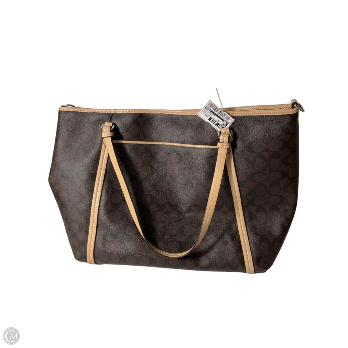 Tote Designer By Coach, Size: Large