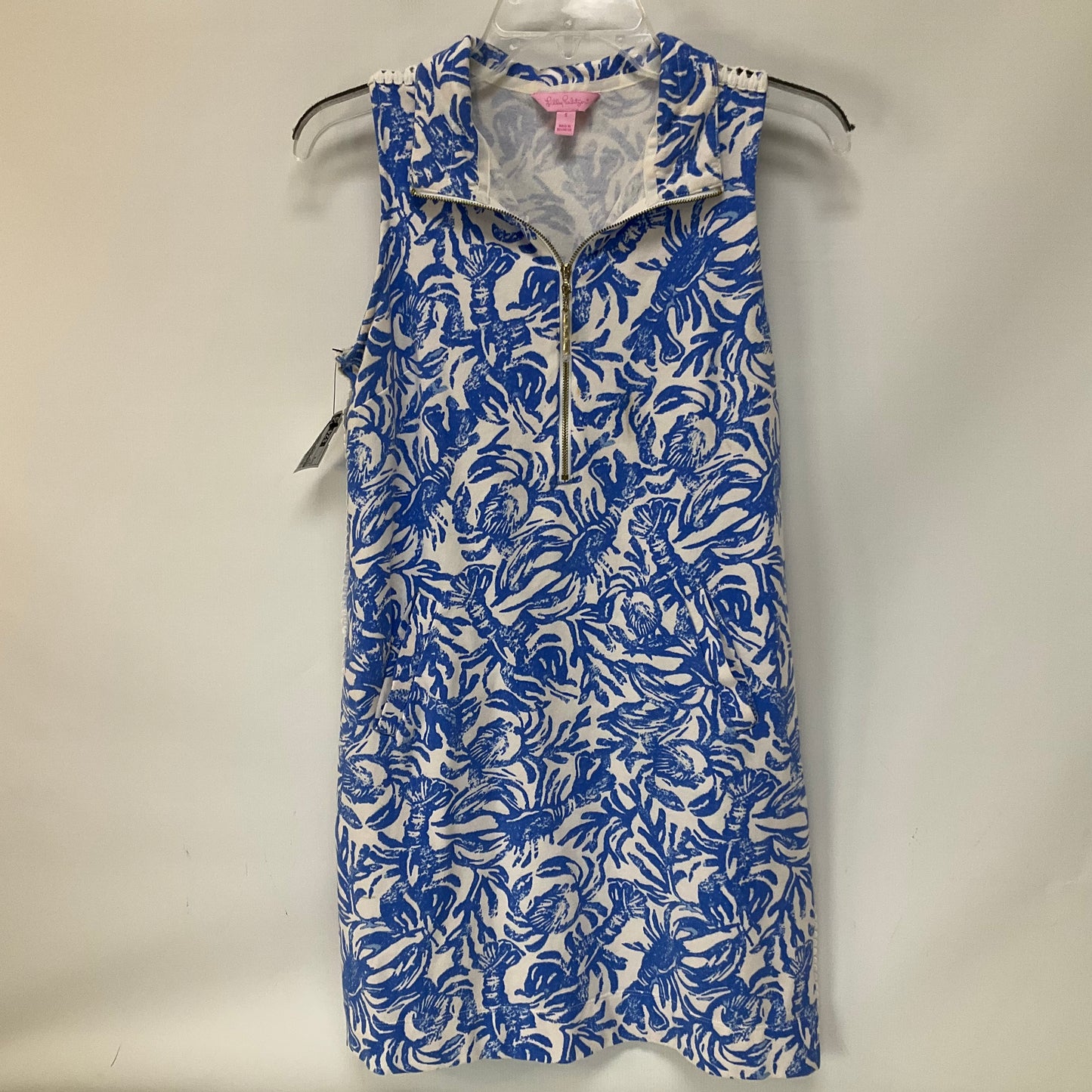 Blue Dress Casual Short Lilly Pulitzer, Size S