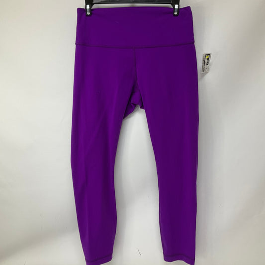 Athletic Leggings By Lululemon In Purple, Size: 10