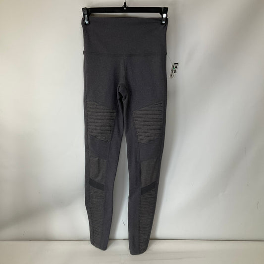 Athletic Leggings By Alo In Grey, Size: Xs