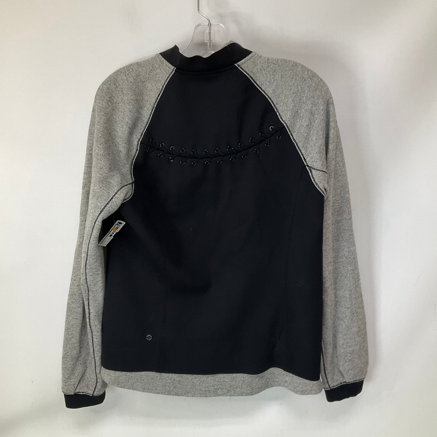 Athletic Jacket By Lululemon In Black, Size: 4