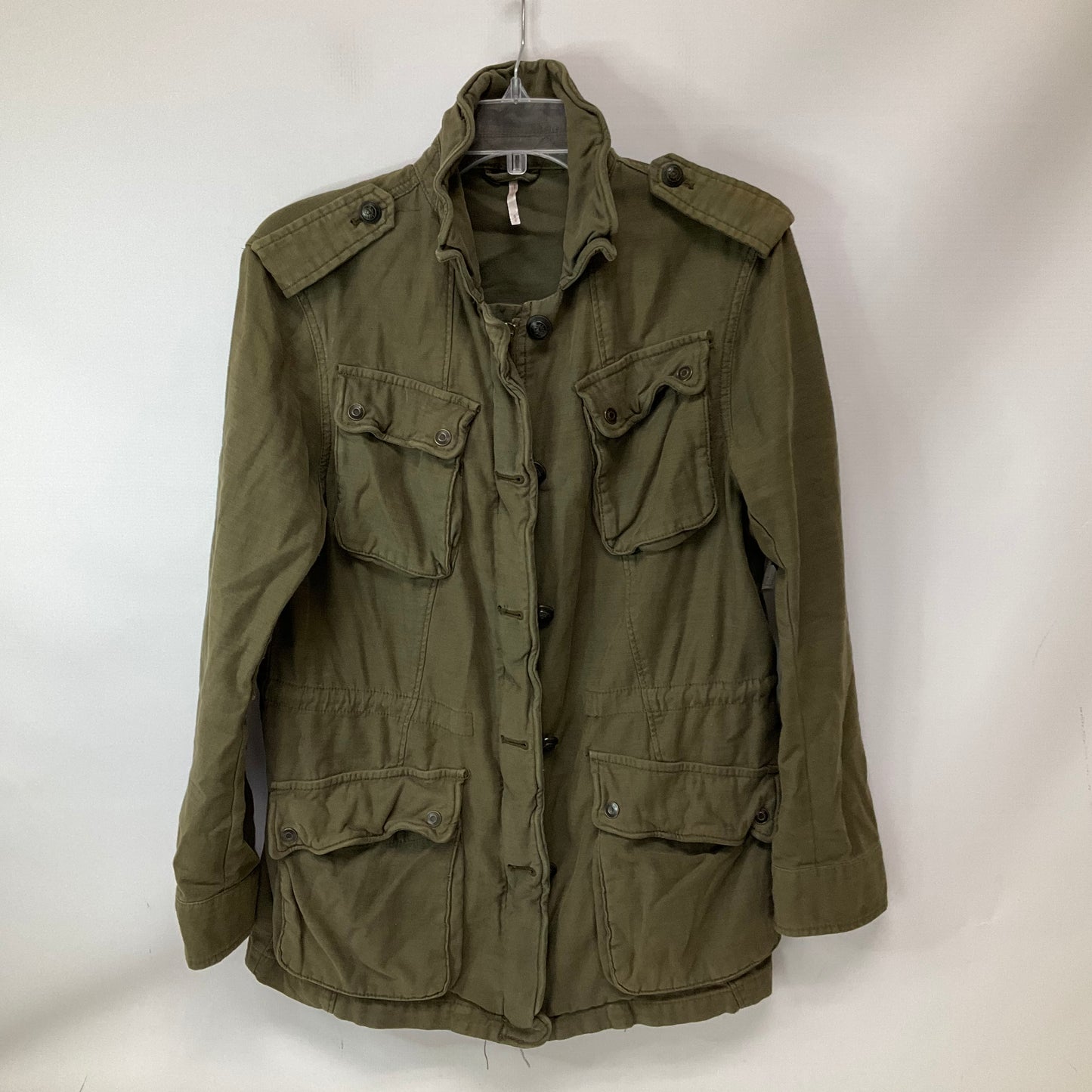 Jacket Utility By Free People In Green, Size: S