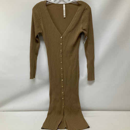 Dress Sweater By Babaton In Brown, Size: M