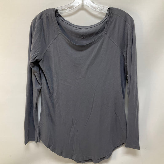 Athletic Top Long Sleeve Crewneck By Lululemon In Blue, Size: 4