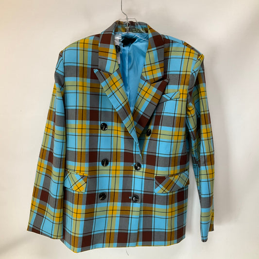 Blazer By Nasty Gal In Plaid Pattern, Size: 6