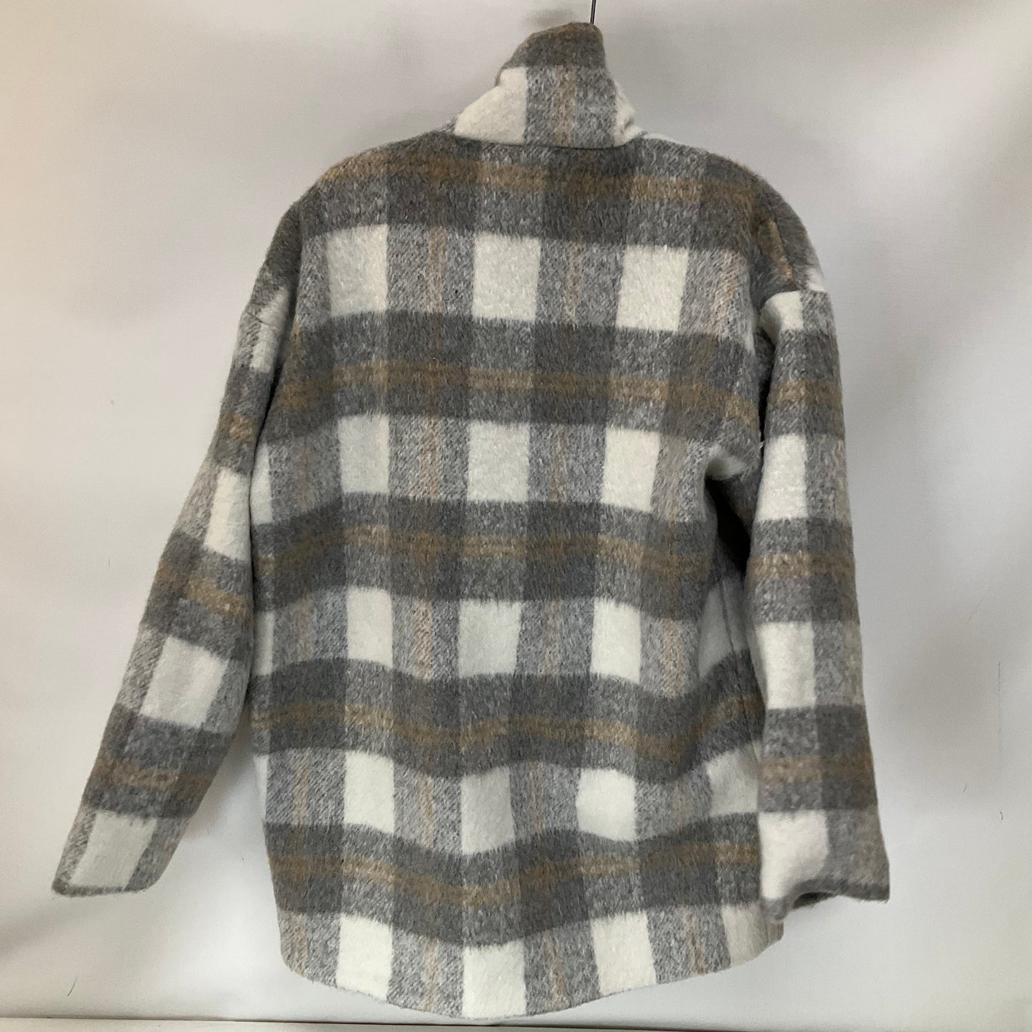 Jacket Other By Evereve In Plaid Pattern, Size: M