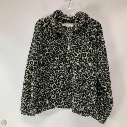 Top Long Sleeve By Loft In Animal Print, Size: L