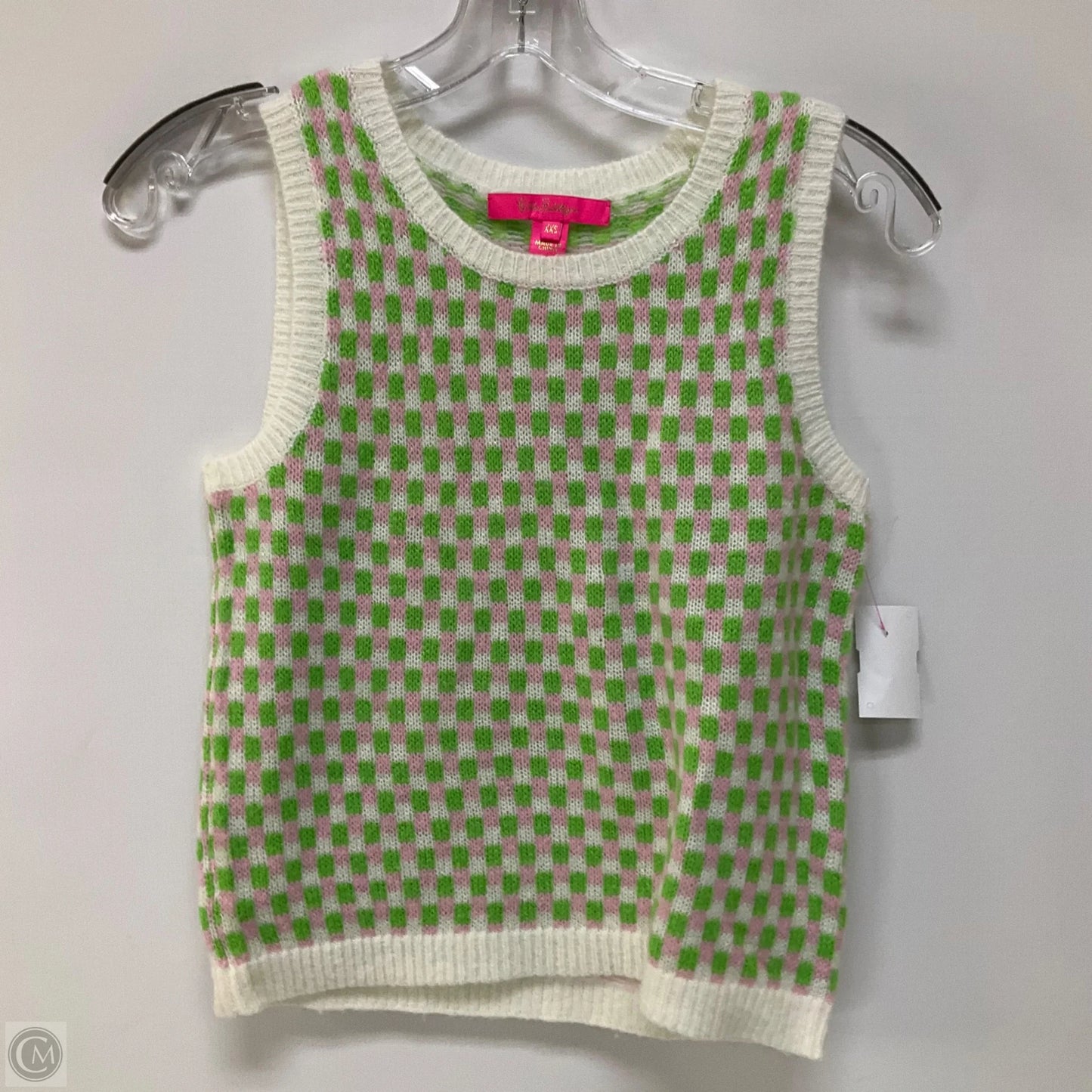 Top Sleeveless Designer By Lilly Pulitzer In Green, Size: Xxs