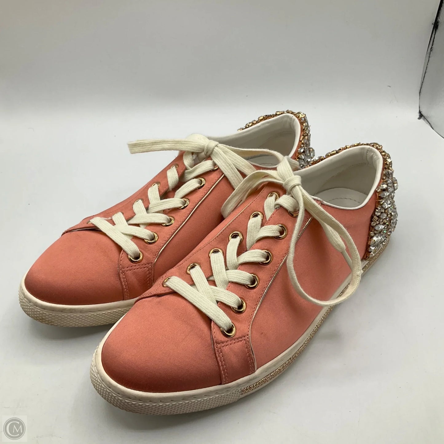 Shoes Sneakers By Badgley Mischka In Peach, Size: 8