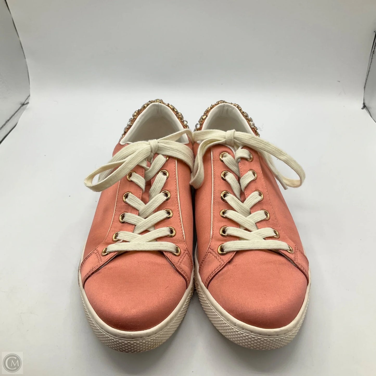 Shoes Sneakers By Badgley Mischka In Peach, Size: 8