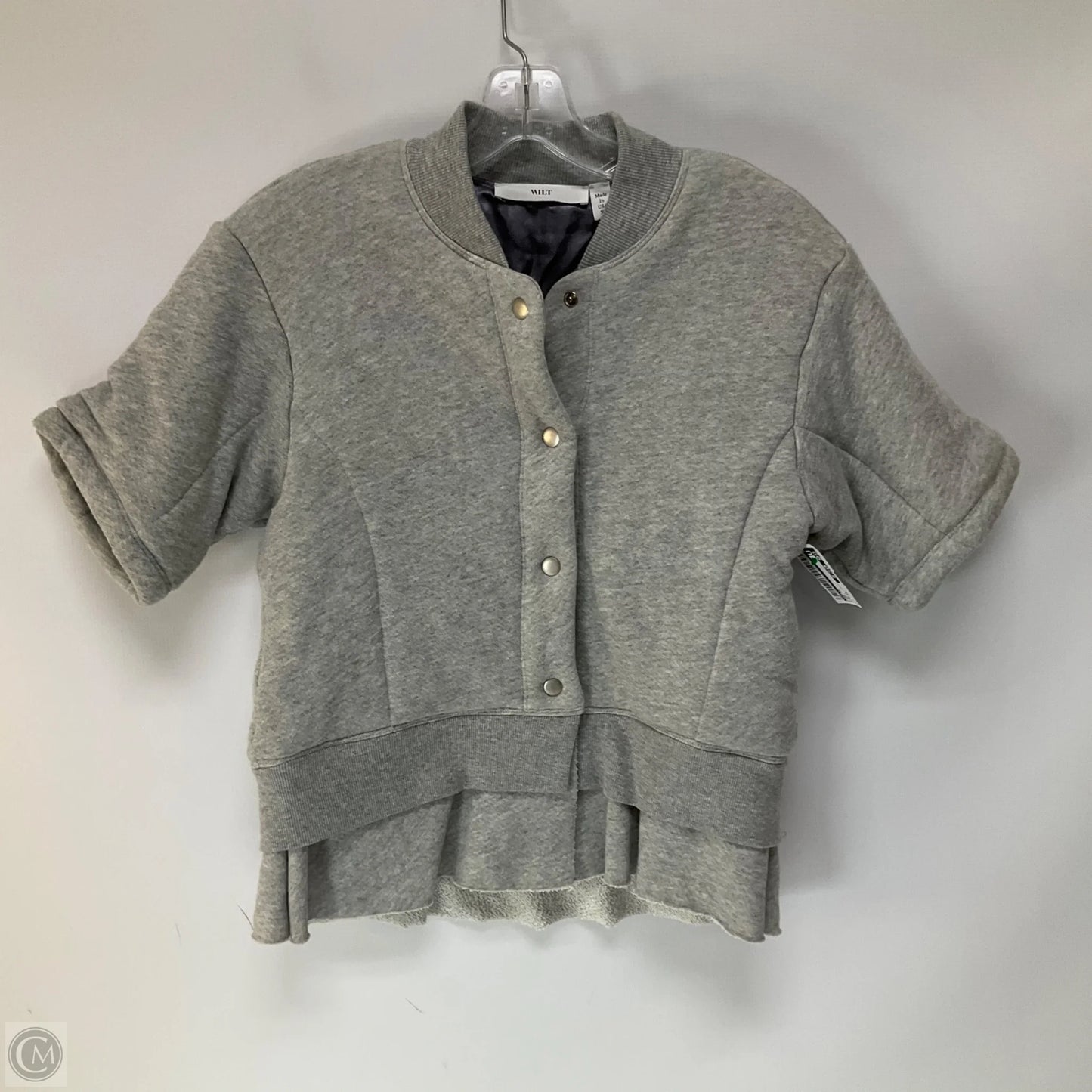 Top Short Sleeve By Wilt In Grey, Size: Xs