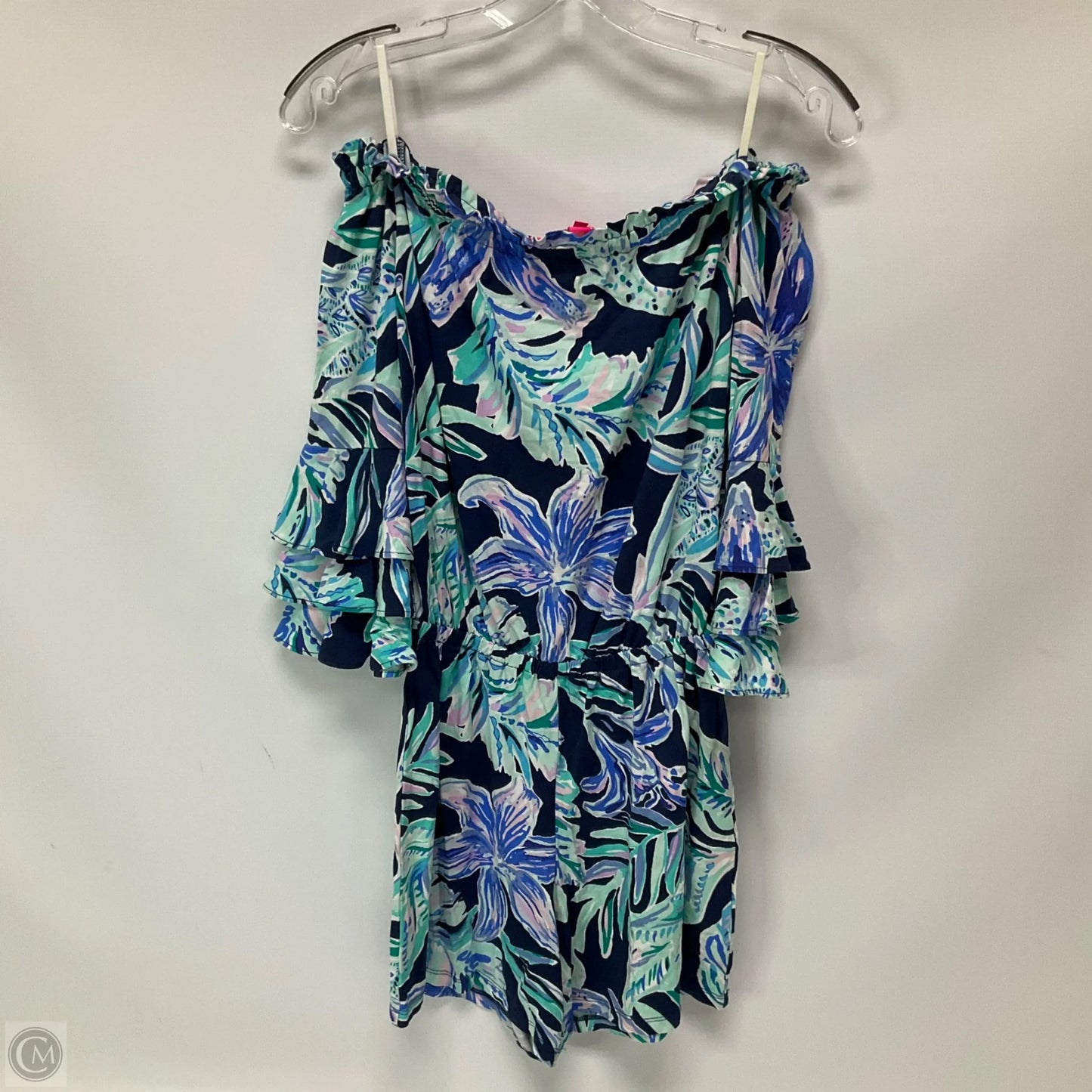 Romper Designer By Lilly Pulitzer In Blue, Size: Xxs