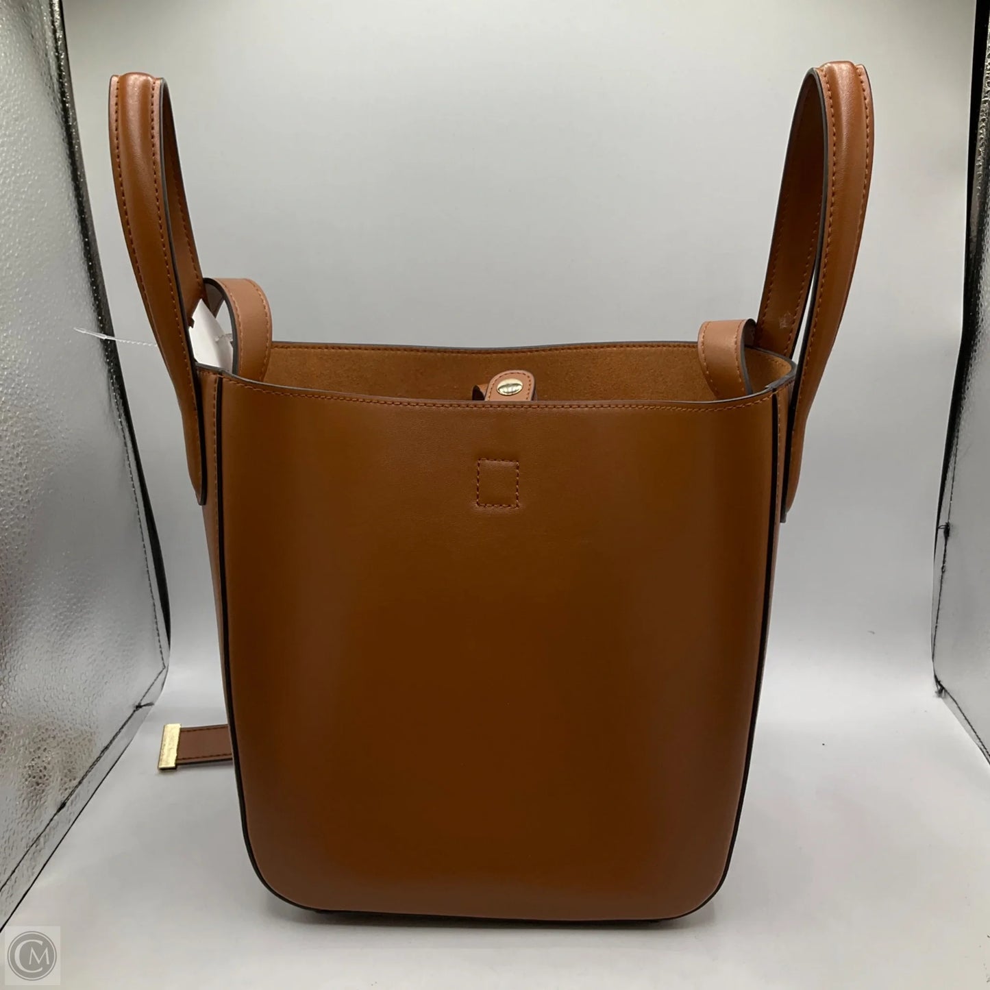 Handbag Leather By Cma, Size: Medium