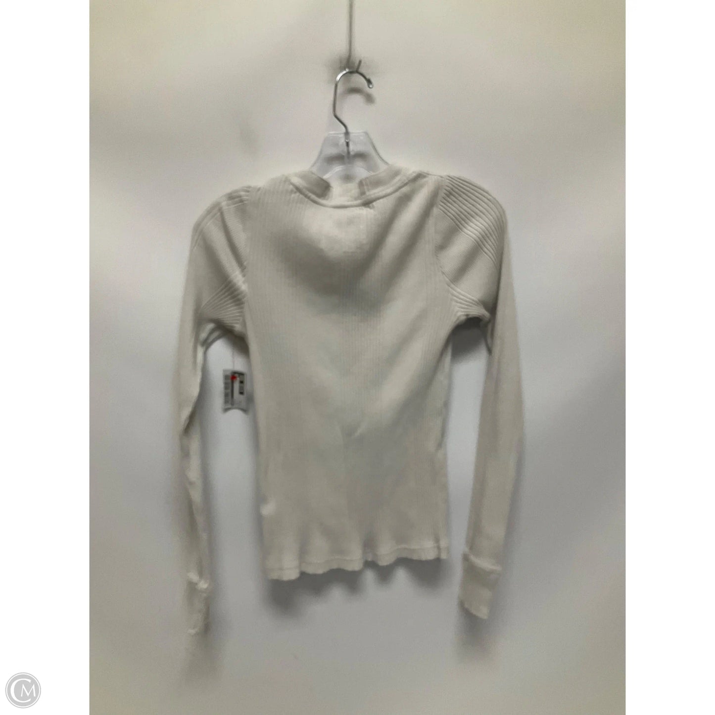 Top Long Sleeve By Aerie In White, Size: S