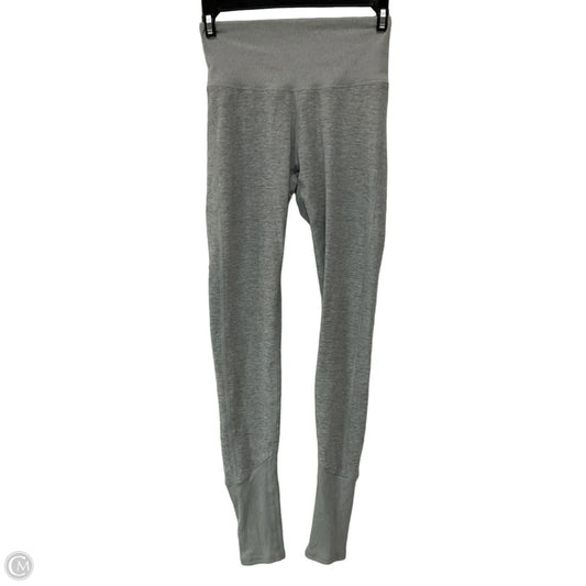 Athletic Leggings By Alo In Grey, Size: Xs