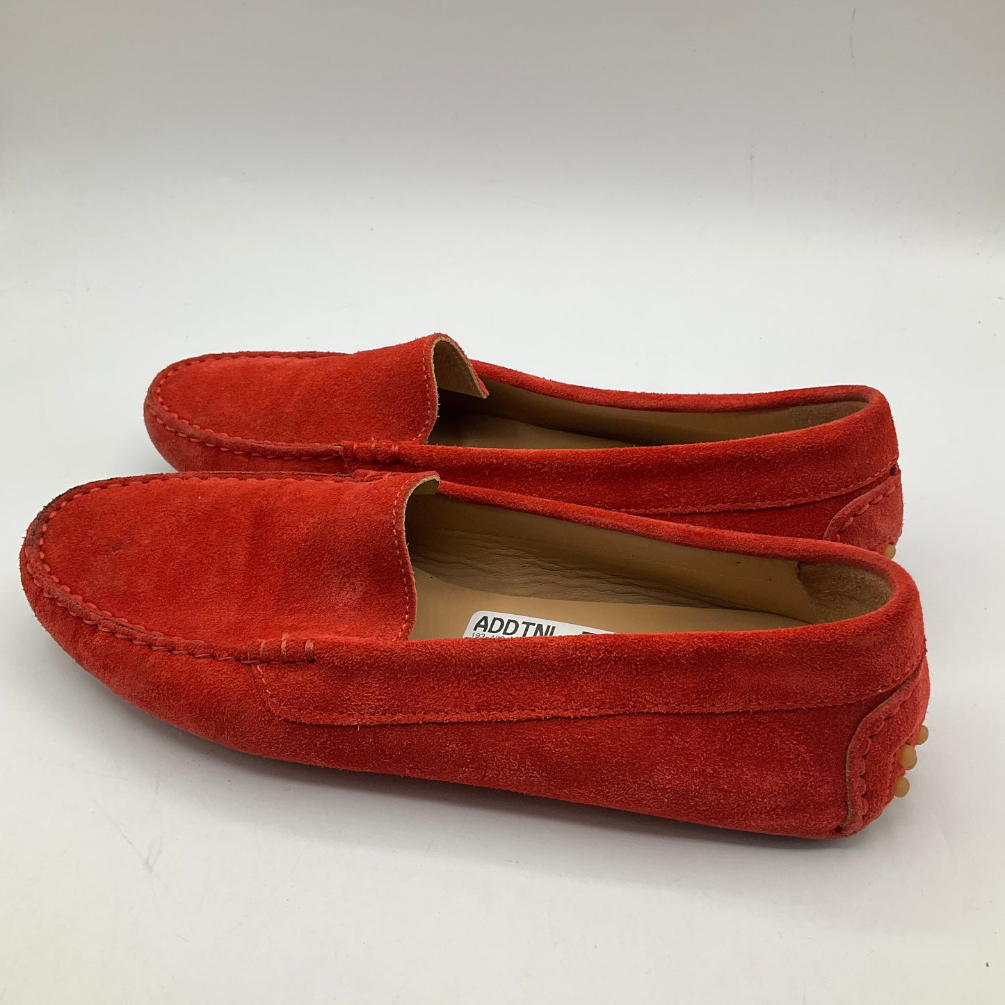 Orange Shoes Flats Cma, Size 8