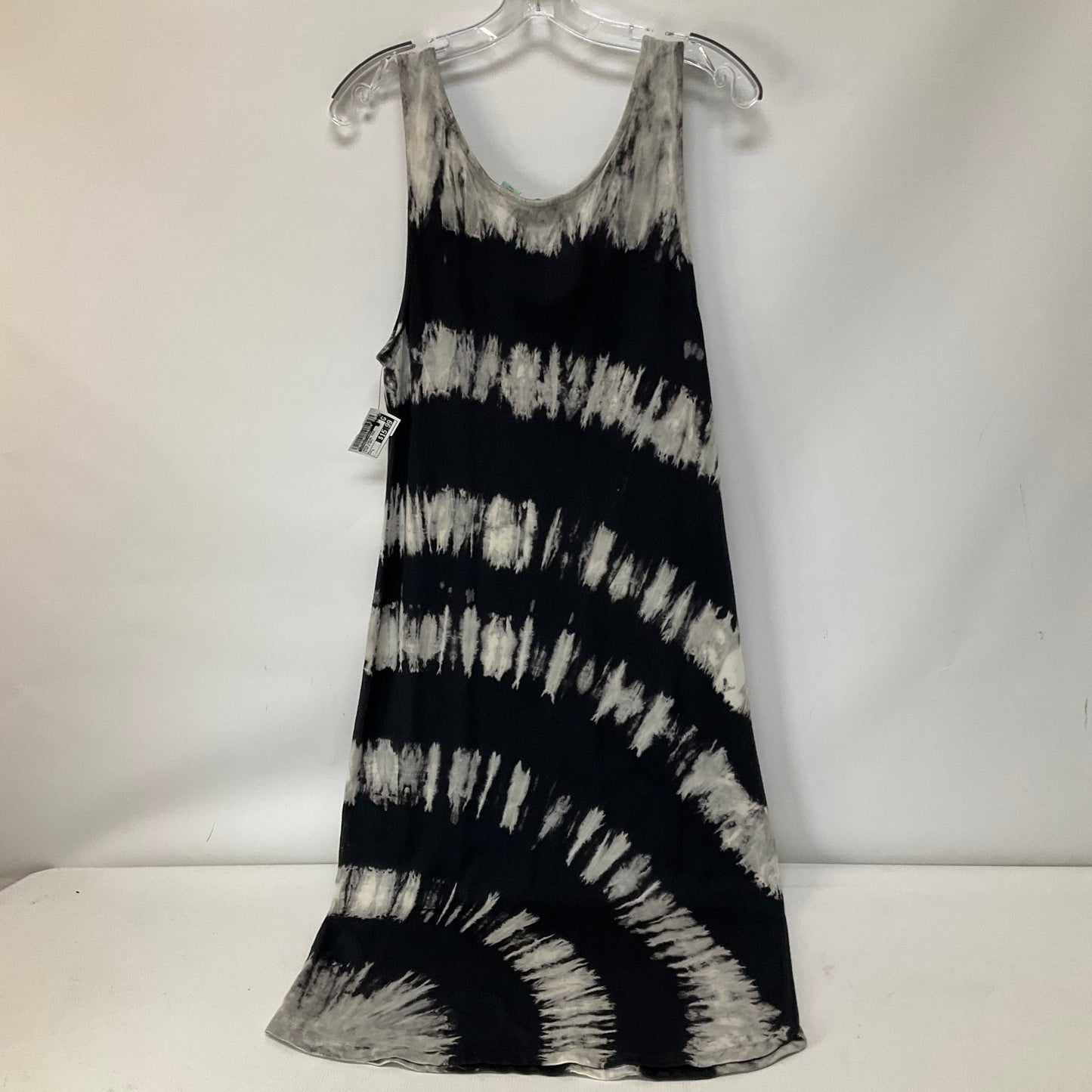 Black & Grey Dress Casual Midi Saturday/sunday, Size L