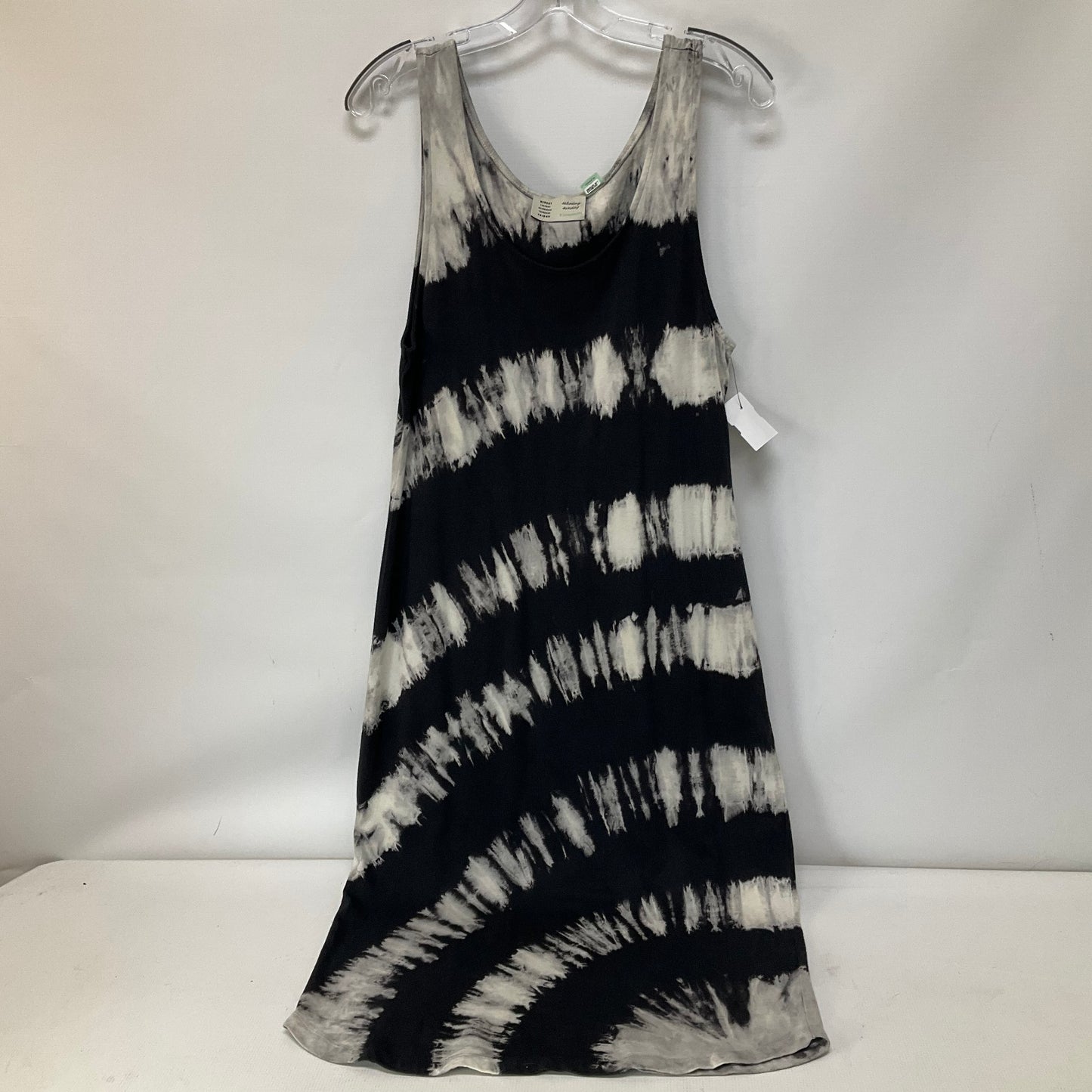 Black & Grey Dress Casual Midi Saturday/sunday, Size L