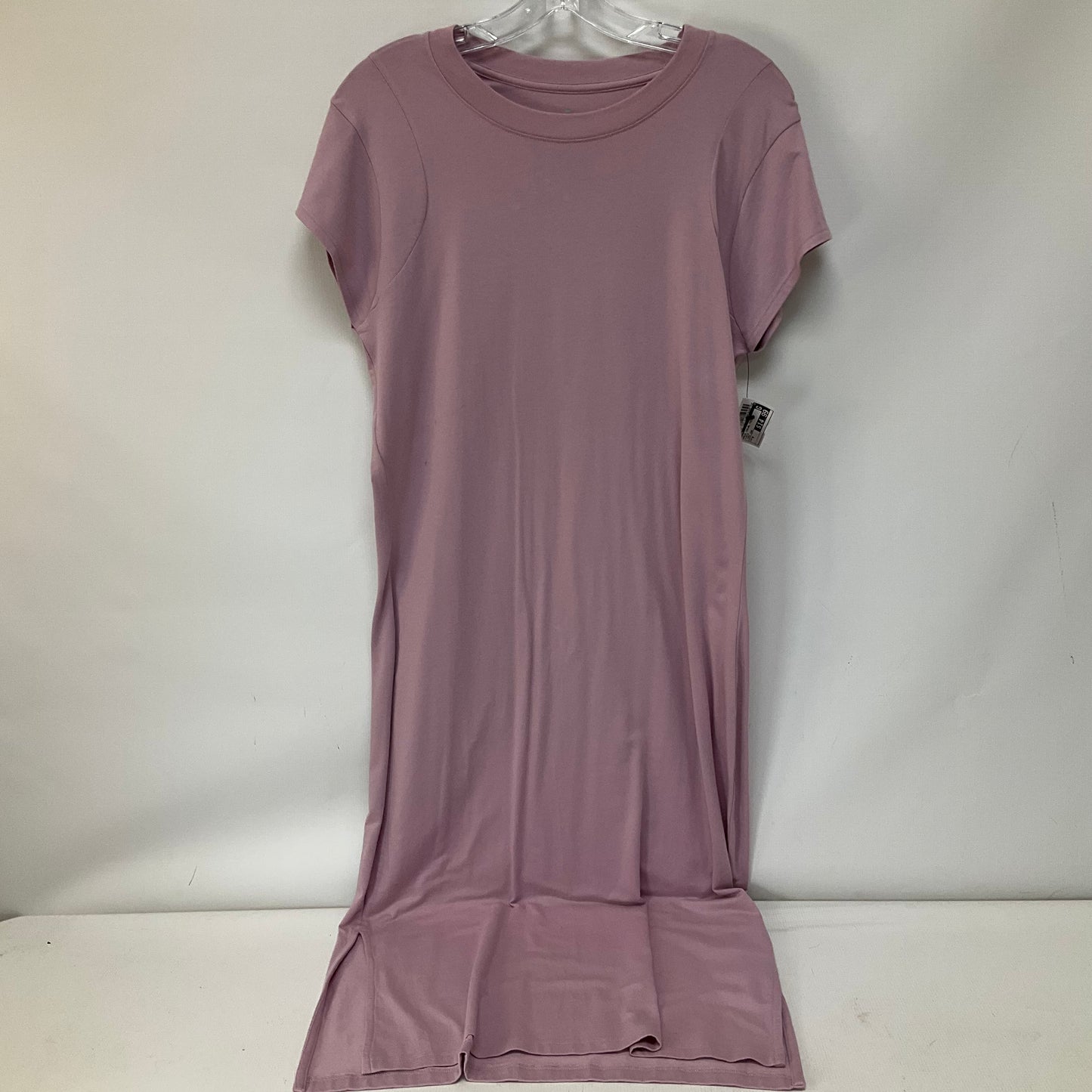 Purple Dress Casual Midi Cmc, Size M