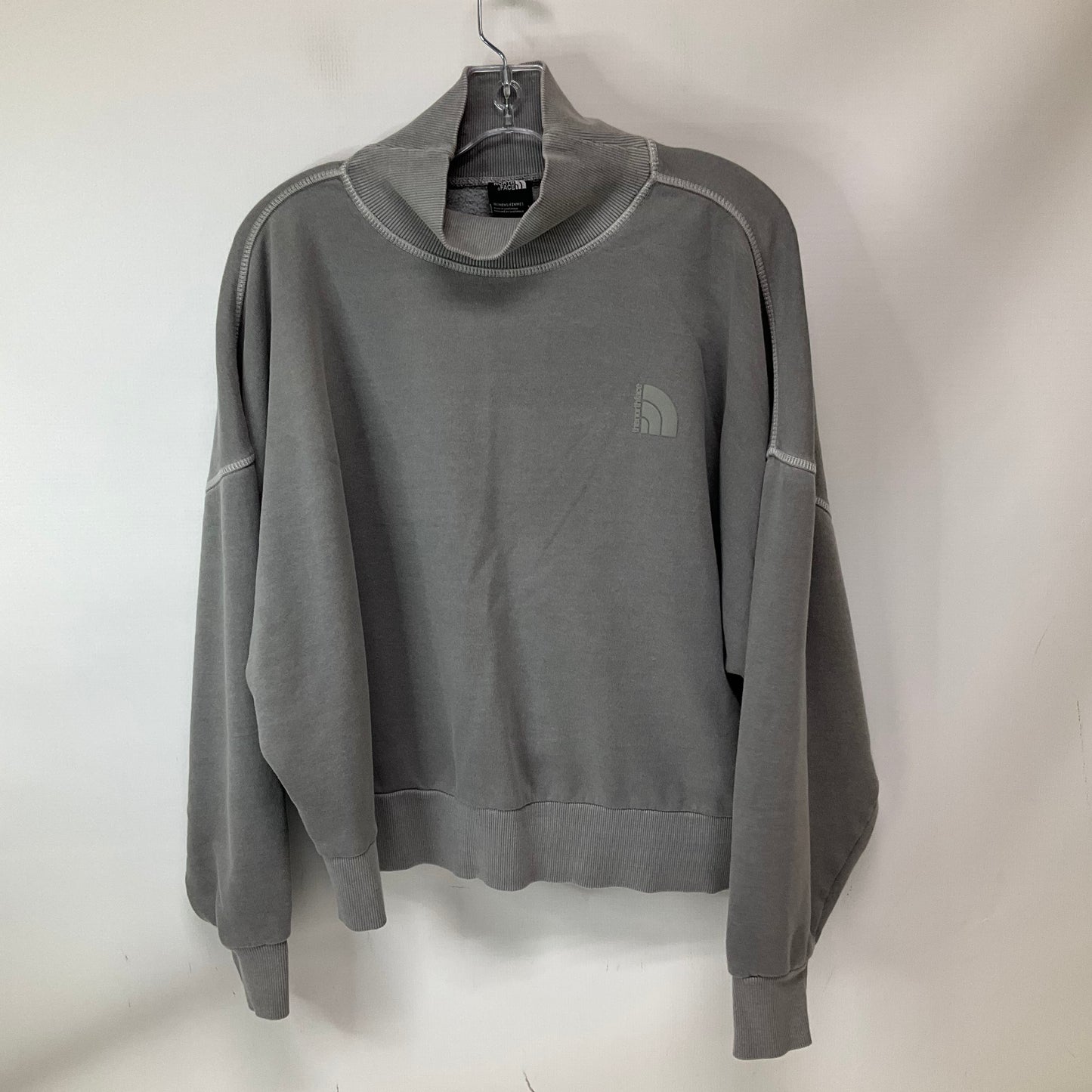 Athletic Sweatshirt Crewneck By The North Face In Grey, Size: L