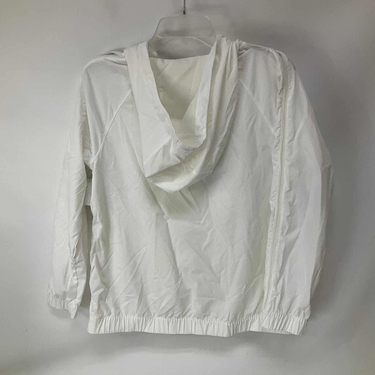 Athletic Sweatshirt Hoodie By Lululemon In White, Size: 8