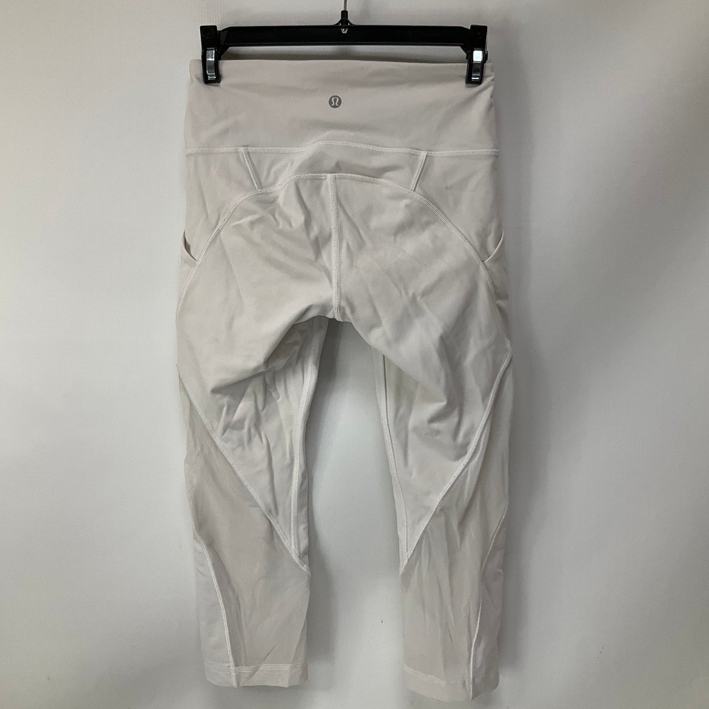 Athletic Leggings Capris By Lululemon In White, Size: 4