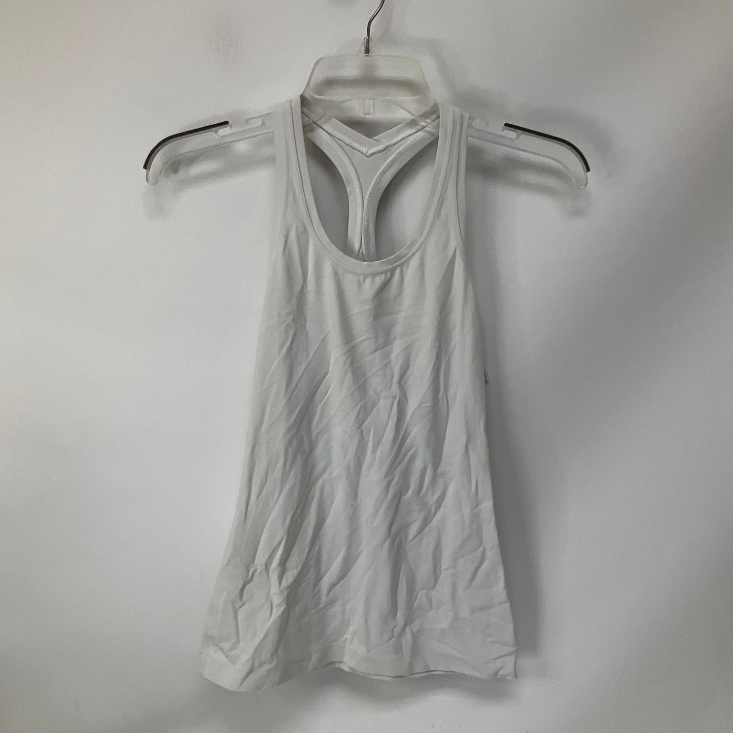 Athletic Tank Top By Lululemon In White, Size: Xs