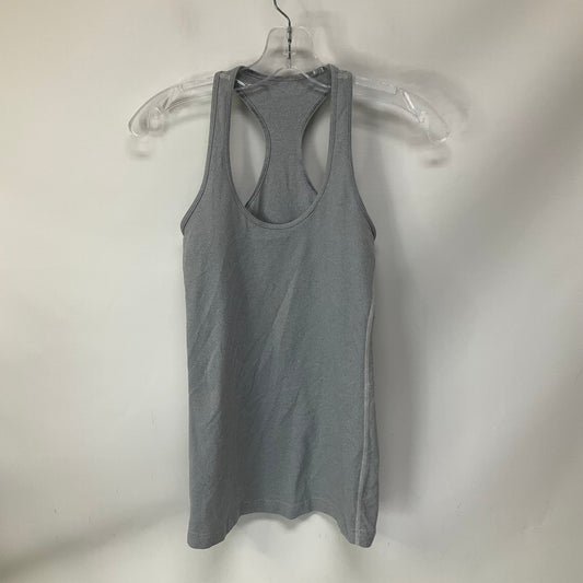 Athletic Tank Top By Lululemon In Grey, Size: 4