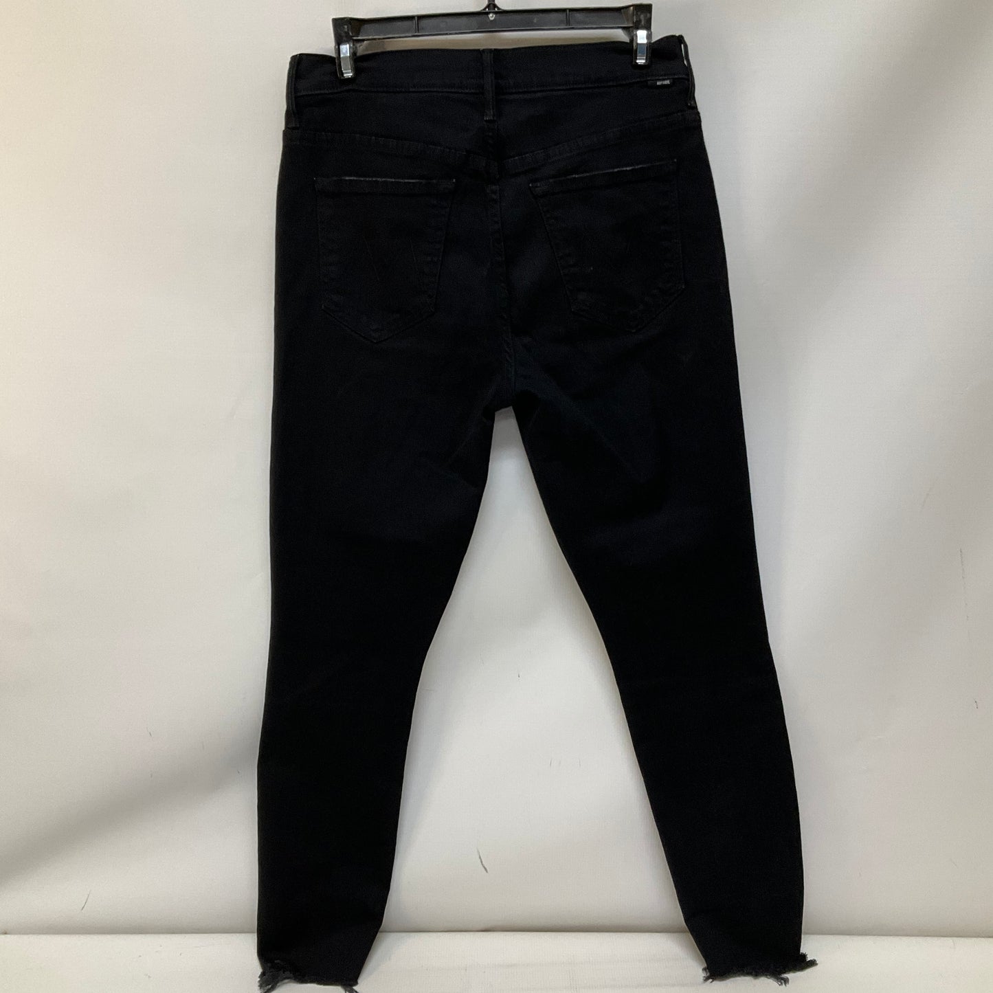 Jeans Skinny By Mother In Black Denim, Size: 8