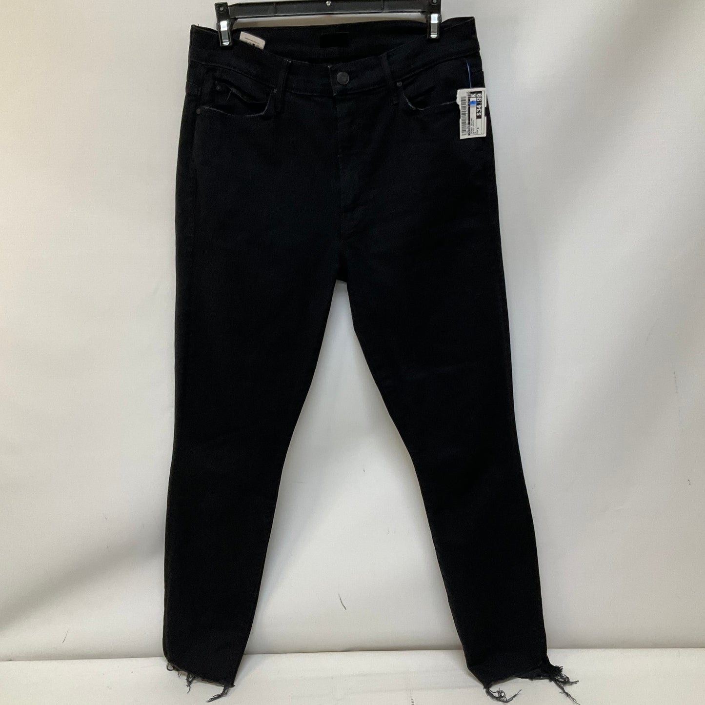 Jeans Skinny By Mother In Black Denim, Size: 8