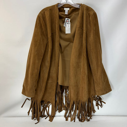 Cardigan By Chicos In Brown, Size: Xl