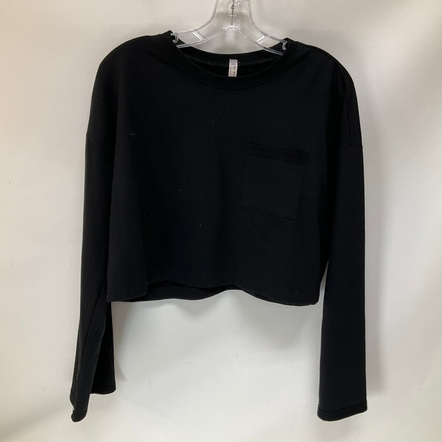 Top Long Sleeve By Free People In Black, Size: S