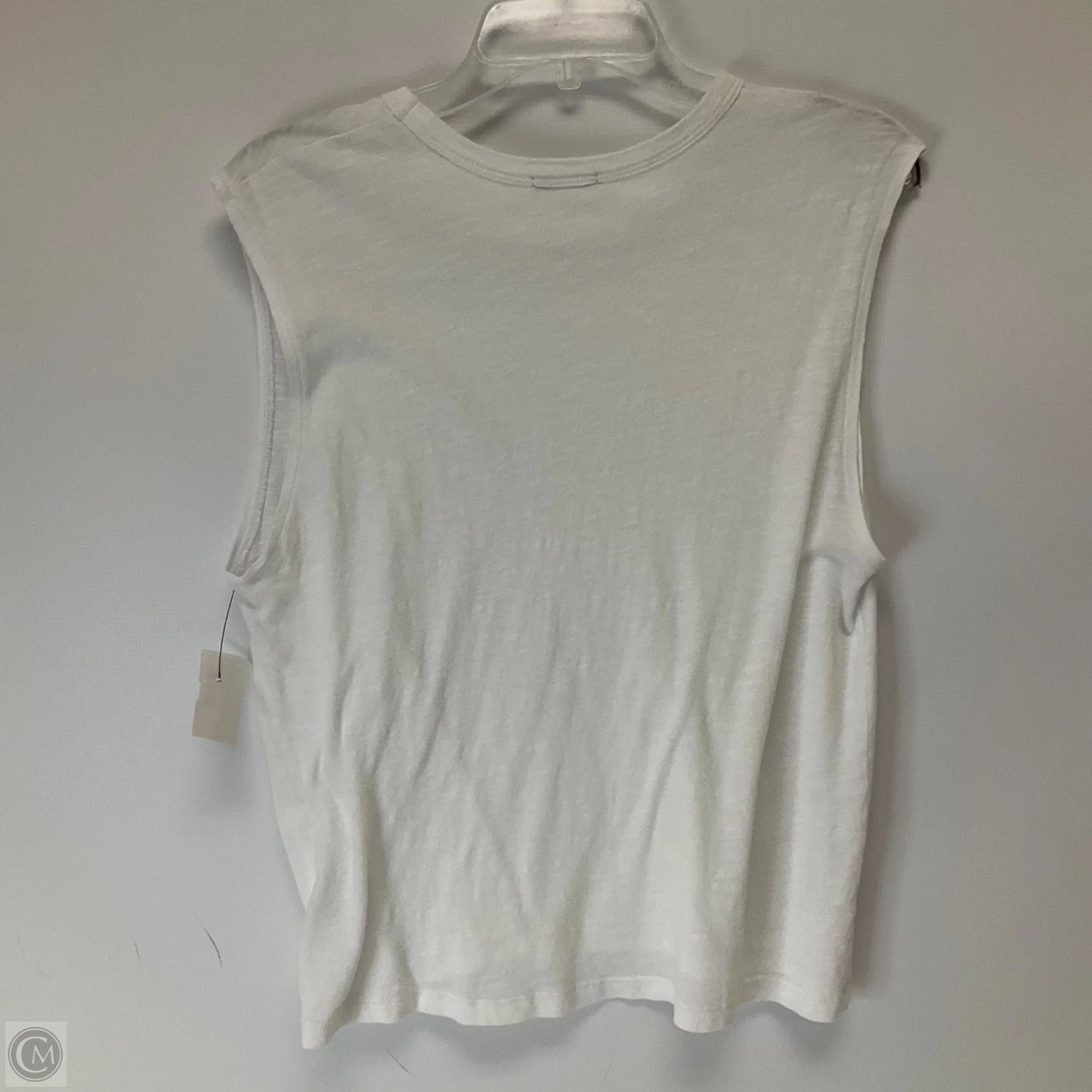 Top Sleeveless Basic By Cma In White, Size: S