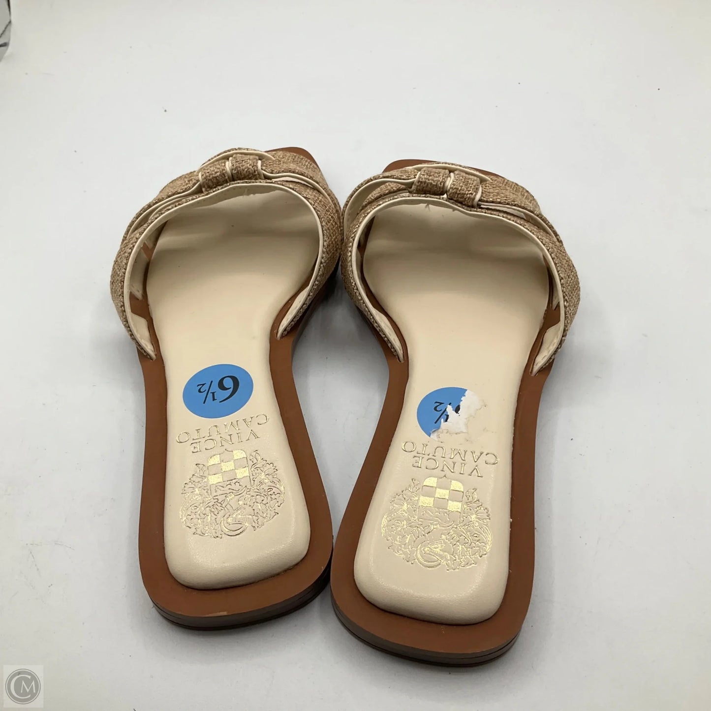 Sandals Flats By Vince Camuto In Beige, Size: 6.5