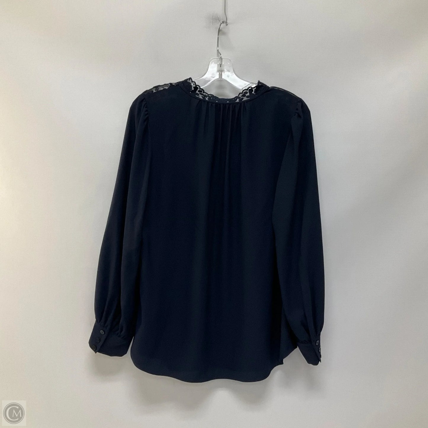 Top Long Sleeve Designer By Kate Spade In Navy, Size: L